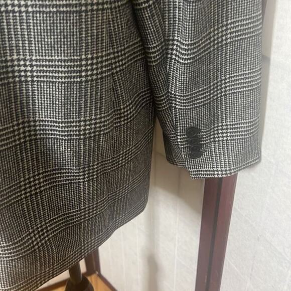 EVERLANE GLEN PLAID OVERSIZE BLAZER SIZE 10 - Picture 3 of 11